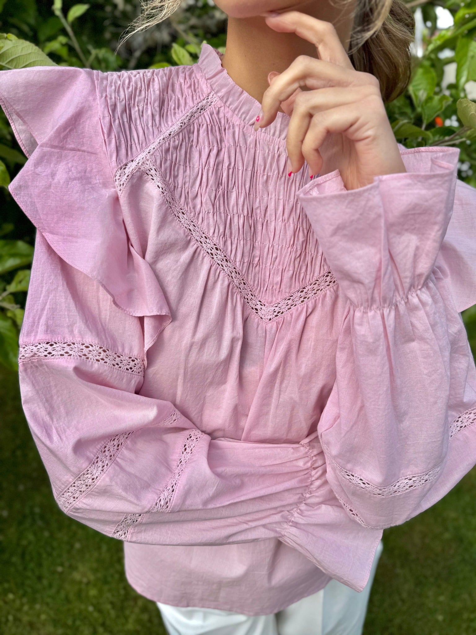 VMADINA Top - Bleached Mauve